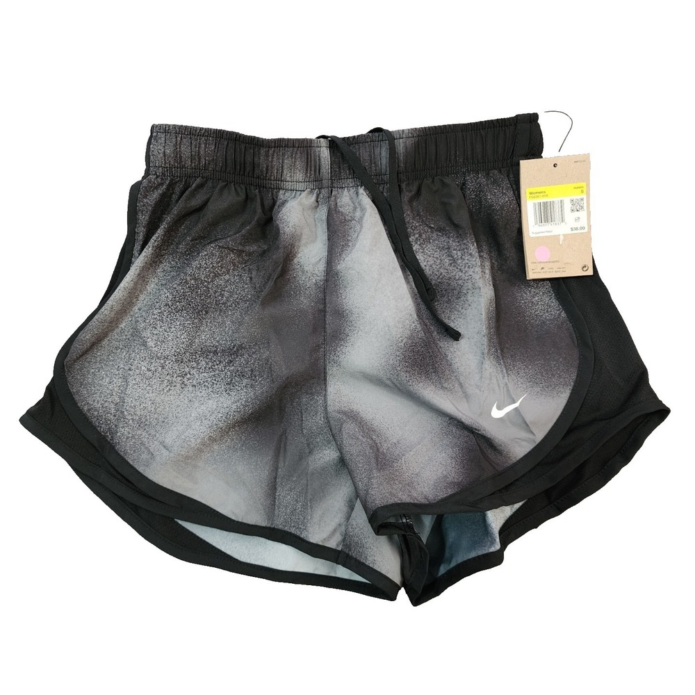 Nike® (Women's SMALL) Tempo™ DRI-FIT® Brief-Lined Running Shorts in Black/Gray